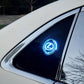 Logotipo de carro com LED recarregável – Efeito de luz neon