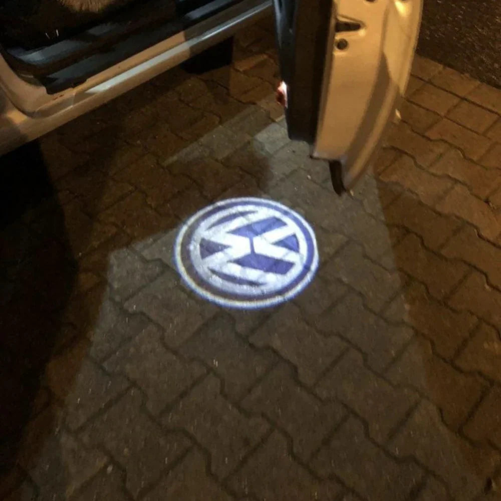 Projetor LED para porta de carro de fácil instalação (2 unidades)