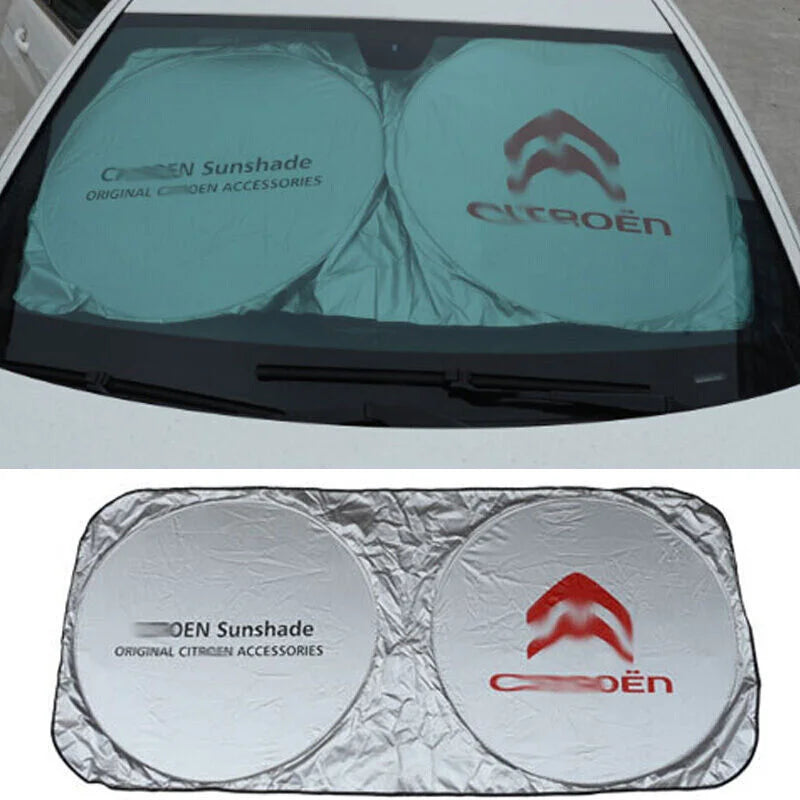 Pára-sol dobrável para carro com logotipo