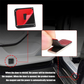 Projetor LED para porta de carro de fácil instalação (2 unidades)