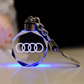 Chaveiro com logotipo automotivo em 3D em cristal